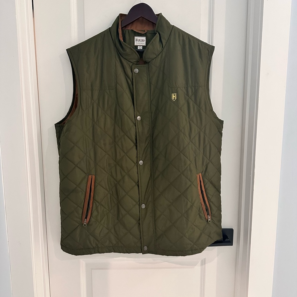 Heybo Outdoors Olive Quilted Vest